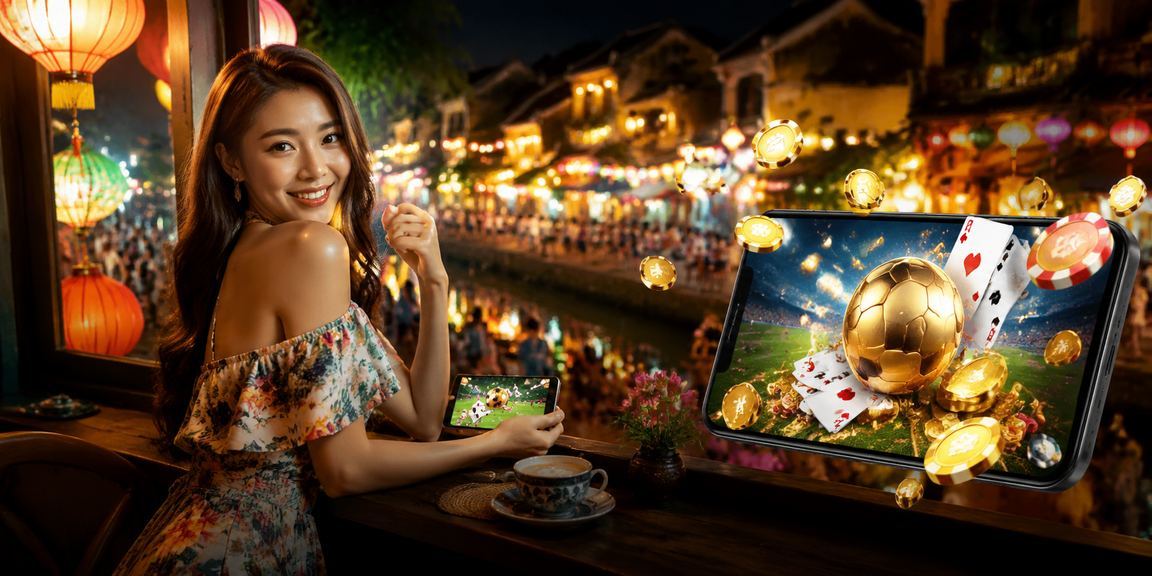 Trò chơi bài tại Hội An — không khí giải trí buổi tối đặc trưng Việt Nam
